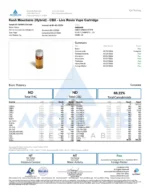 CBX - Live Resin Vape Cartridge - Image 3